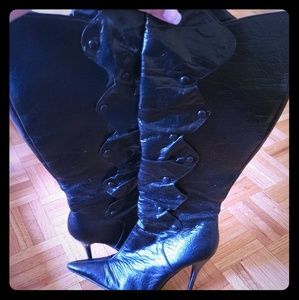 Knee High Patent Leather boots